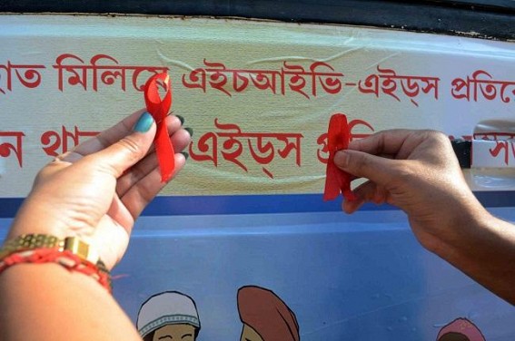 HIV+ on a rise in Tripura: Awareness fails